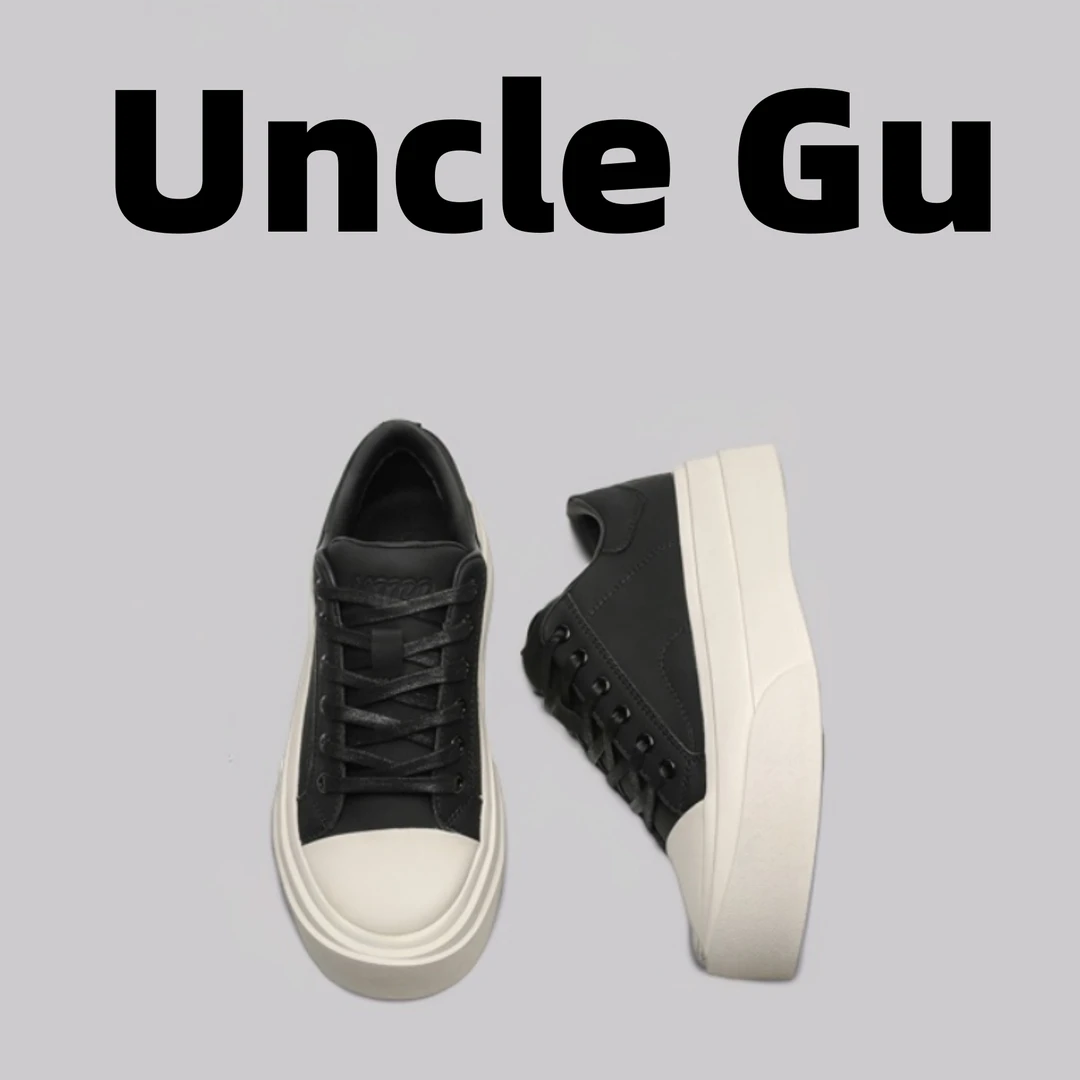 【小熊软糖】2025春季新款时尚厚底板鞋百搭增高休闲小白鞋舒适软底