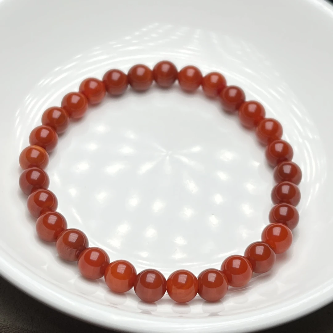 原矿配珠饰品南红