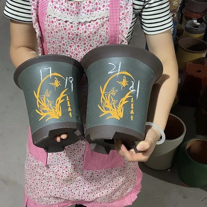 紫砂花盆紫砂花盆