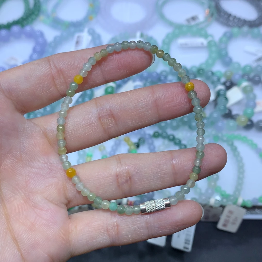 未镶嵌手链翡翠天然