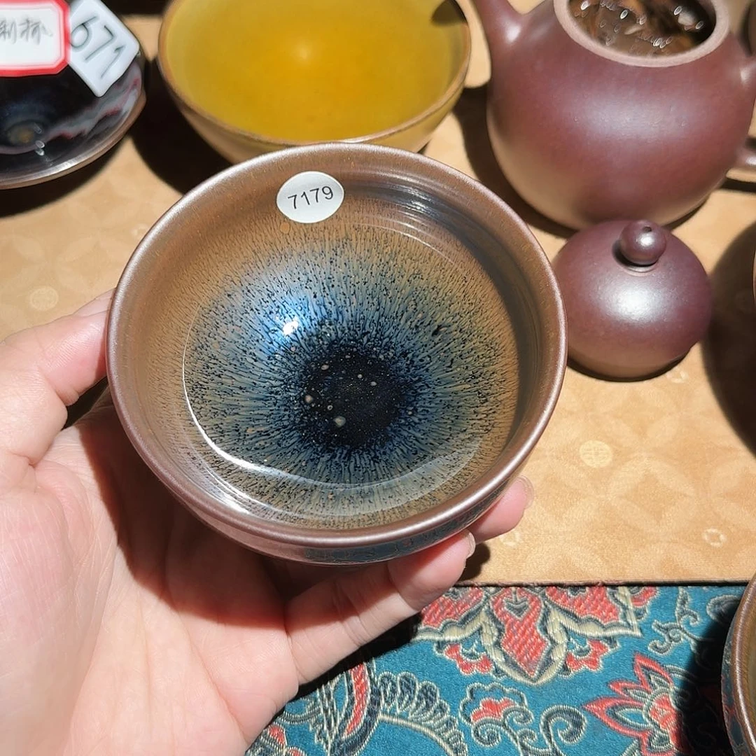 茶盏7179 罗莉柴烧手工主人杯