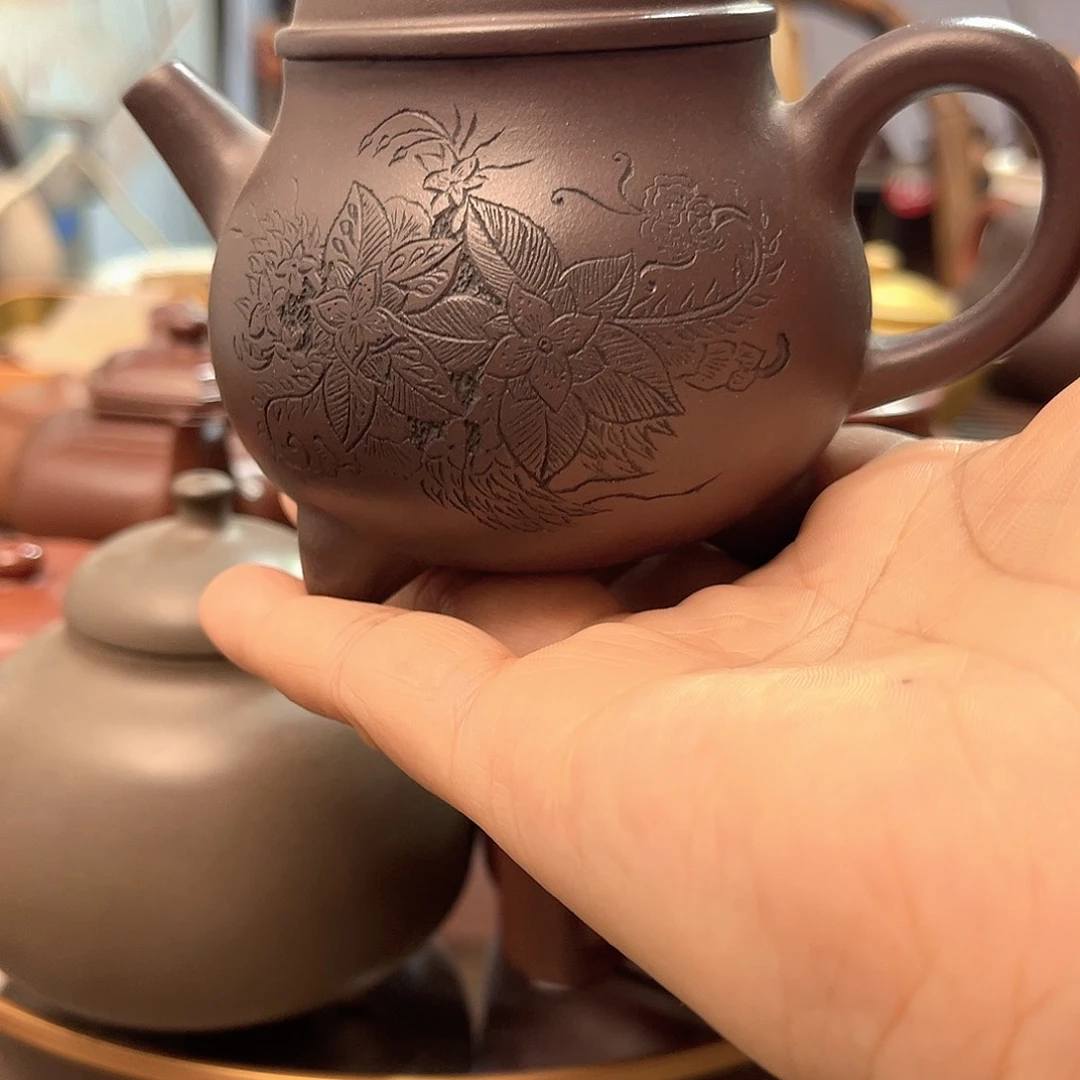 茶壶紫砂全手工制作