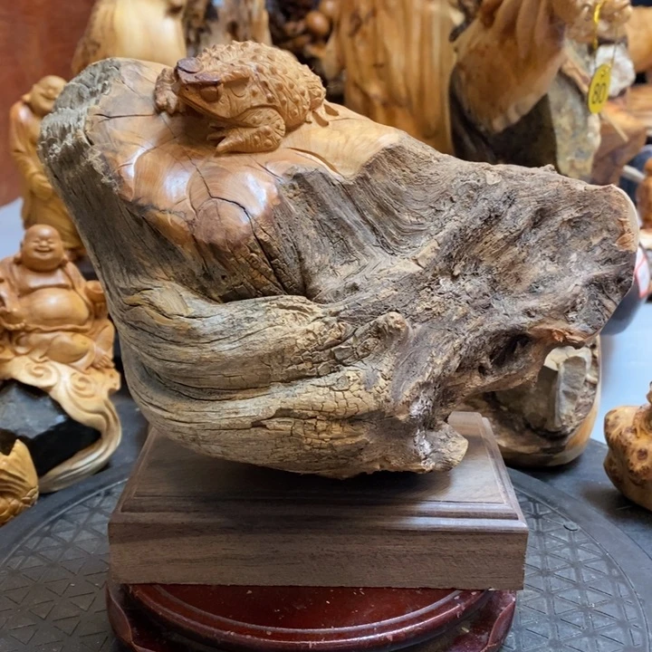 柏木工艺品摆件制作