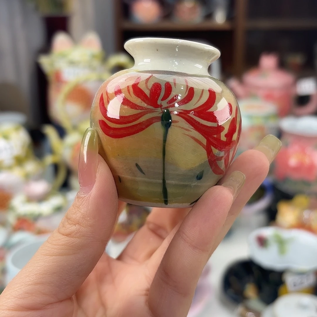 景德镇手绘高温釉下彩陶瓷茶具