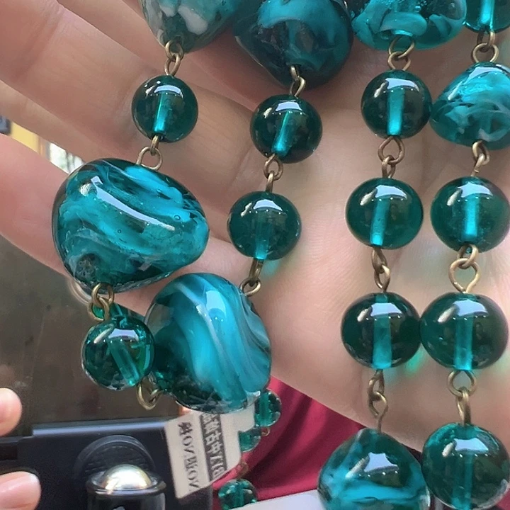 琉璃颈饰只**见编号215 项链