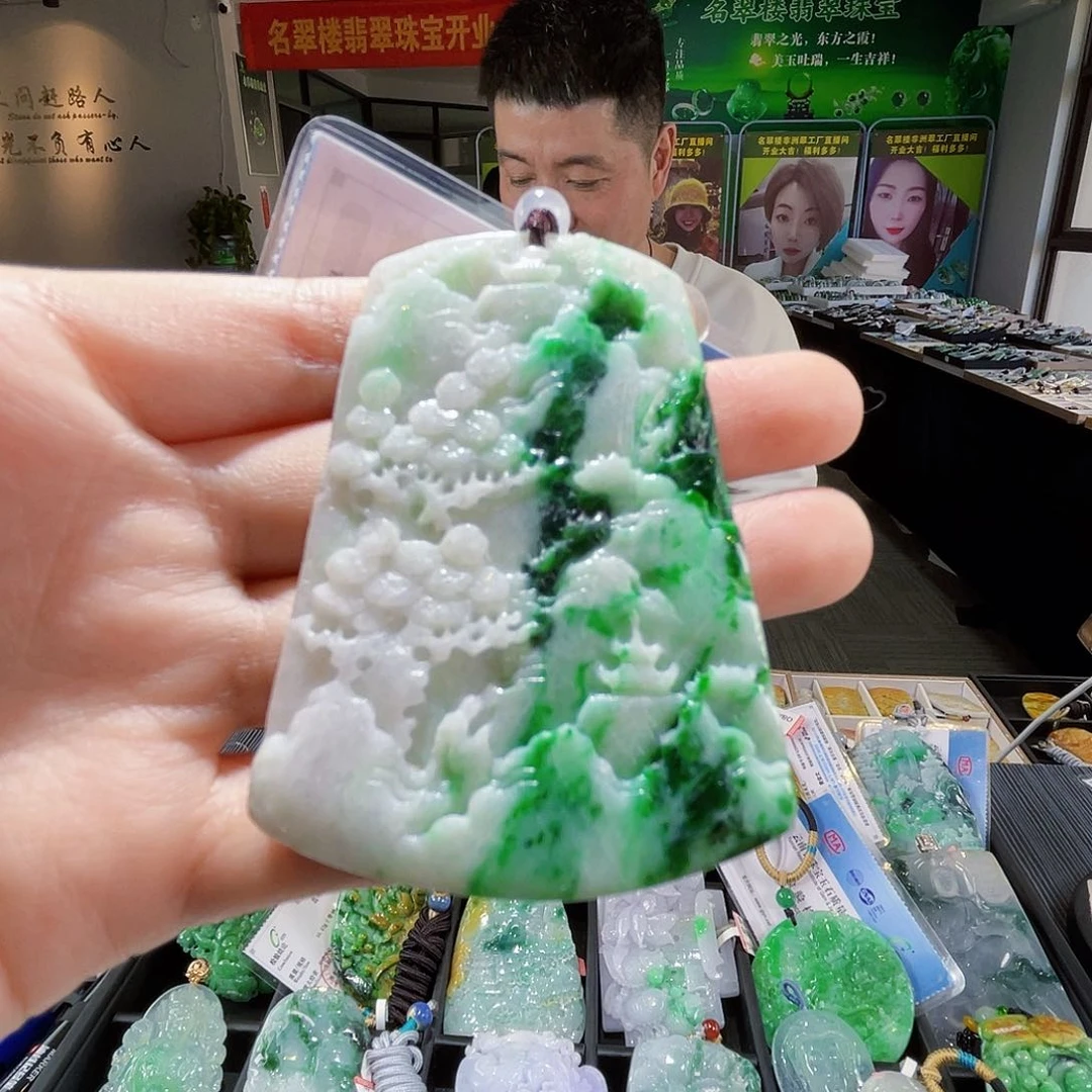 颈饰未镶嵌翡翠翡翠