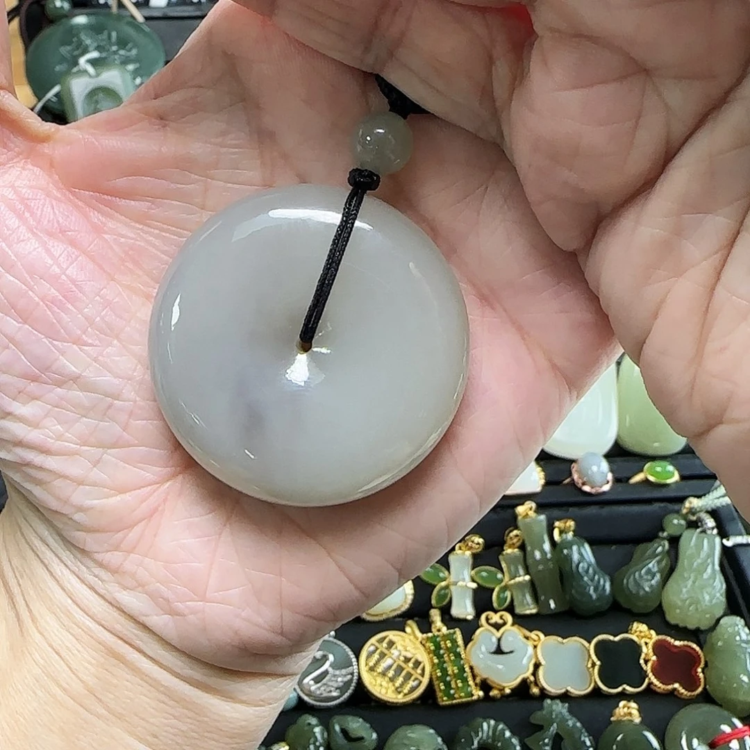 和田玉未镶嵌吊坠(不含链)