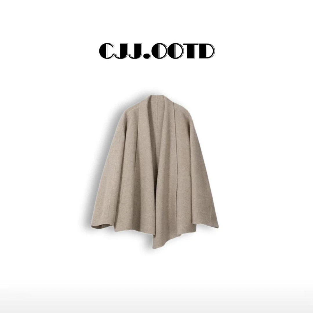 【CJJ.OOTD】慵懒百搭翻领气质款外套-002