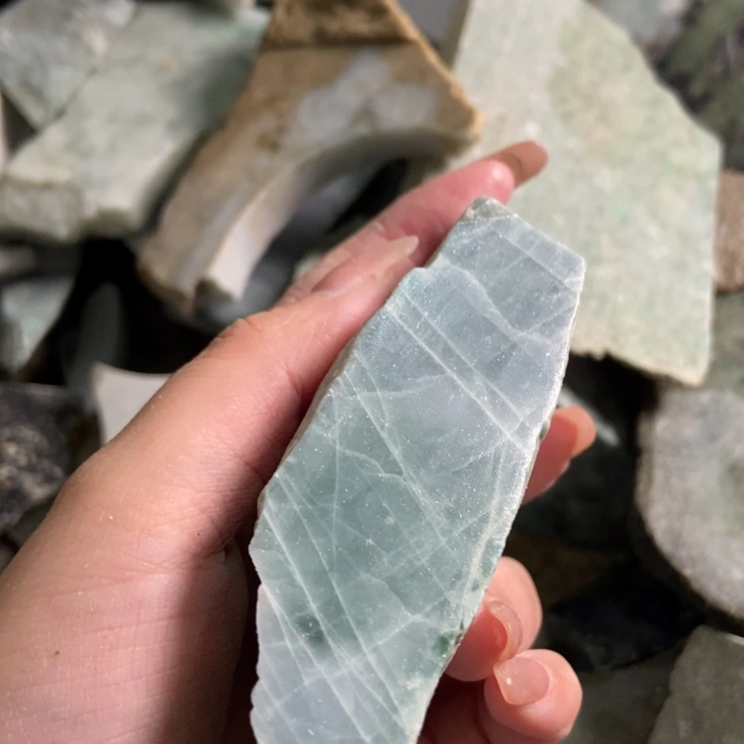 翡翠未镶嵌挂件天然翡翠