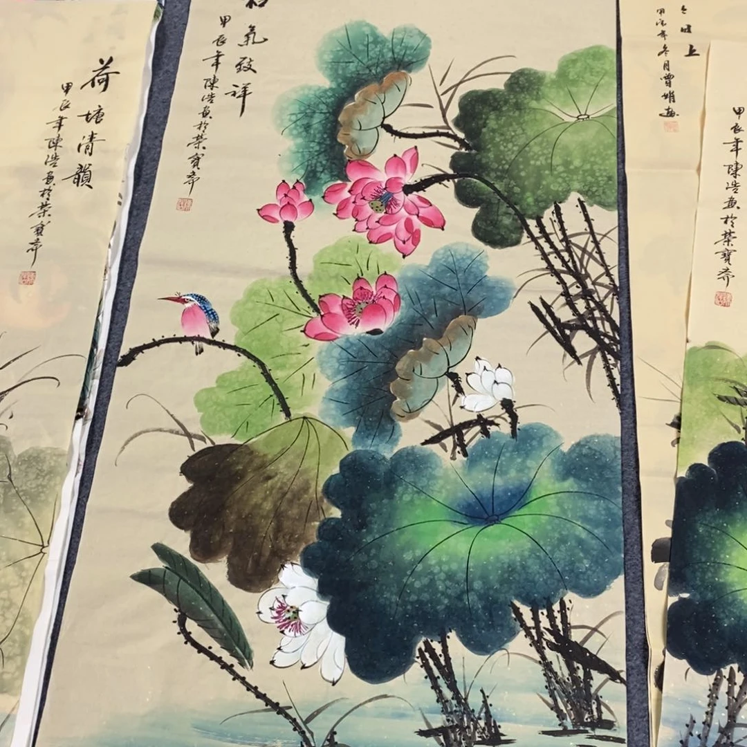 国画140✖️70手绘画画画画画画