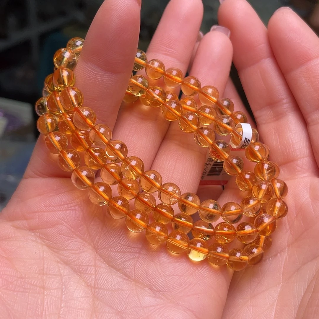 水晶手链6.5（576未镶嵌乐*?