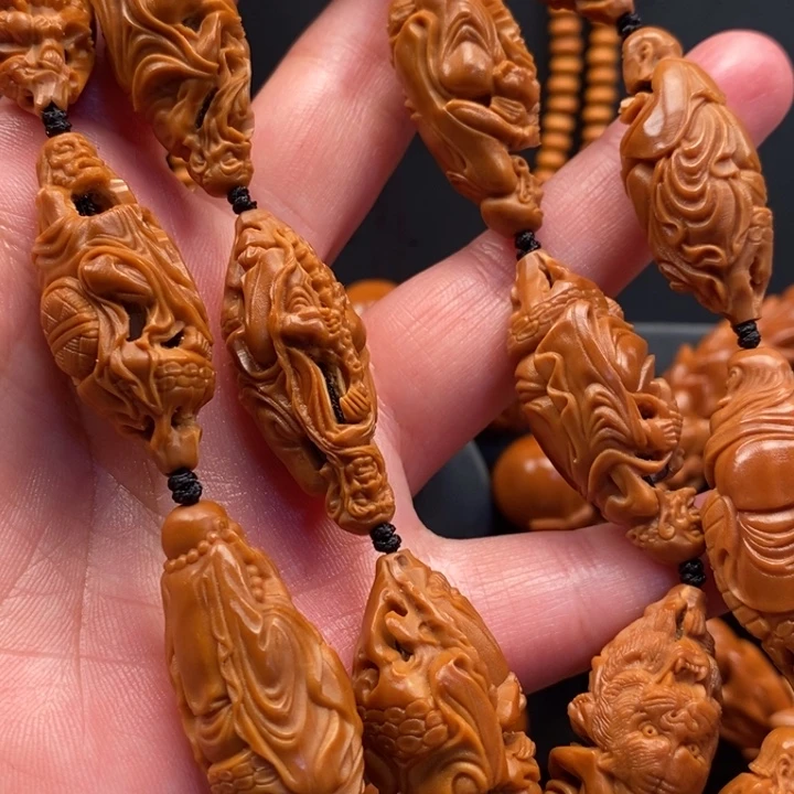 橄榄核手串柳叶罗汉