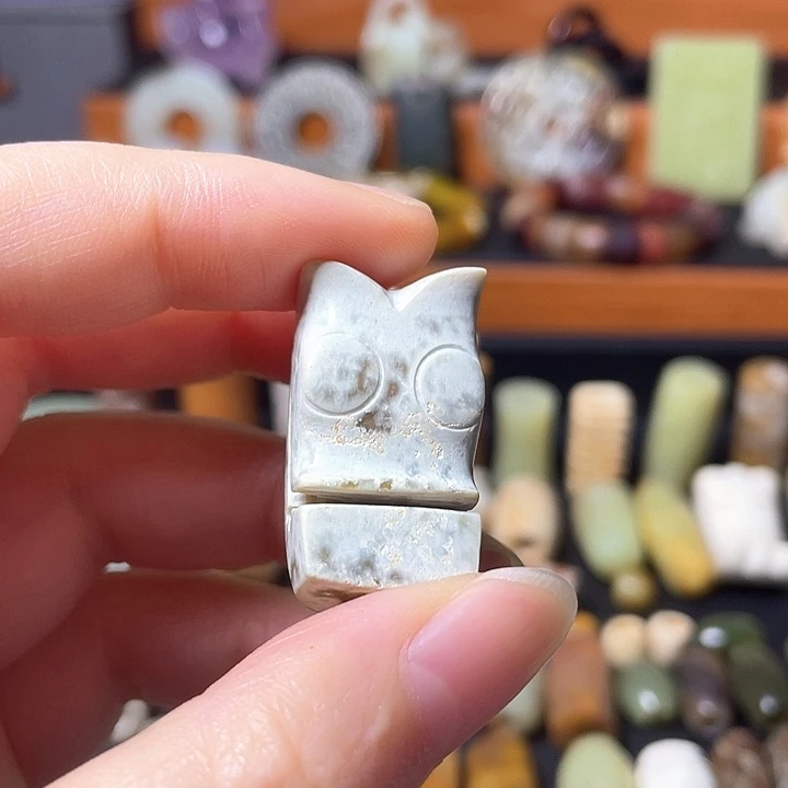 和田玉未镶嵌挂件用****0