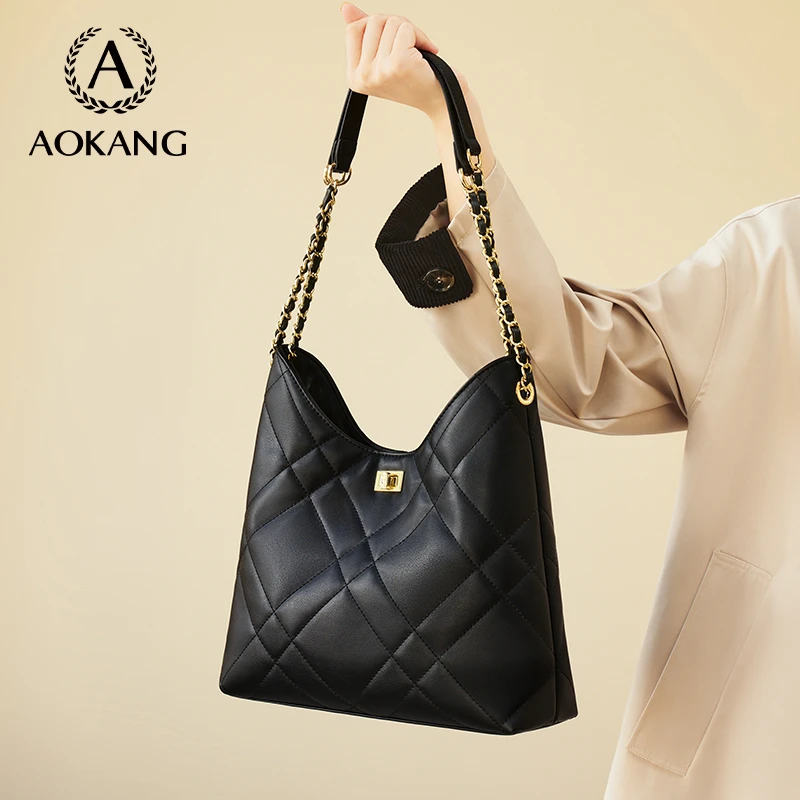 奥康女士通勤单肩托特包时尚百搭质感包包送妈妈母亲节2025年3493