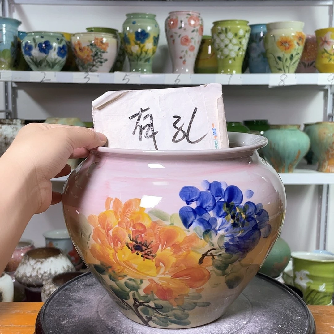 景德镇陶瓷花盆花器暇256