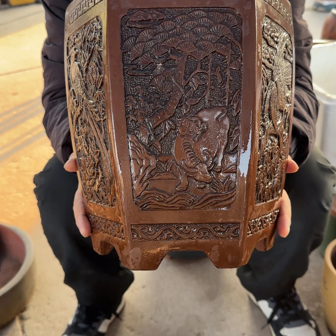 花盆紫砂口径20.25口径