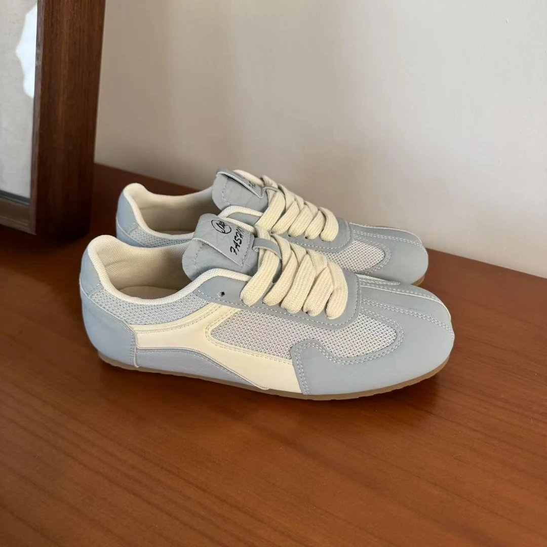 【微瑕 NO退换 马卡龙德训】2025新款拼色百搭舒适透气运动鞋ST1162