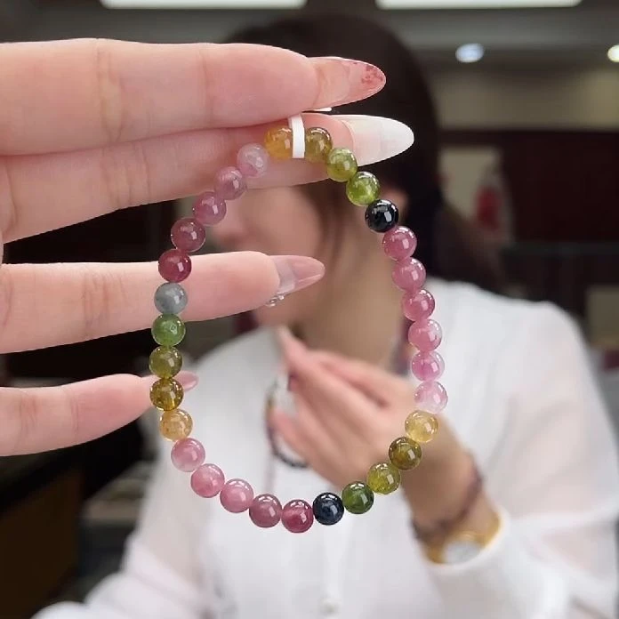 04552008/未镶嵌碧玺6mm+单圈多样性发货