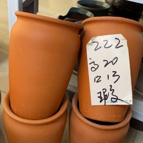 粗陶红陶花盆222