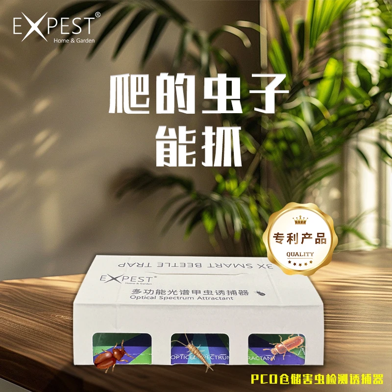 EXPEST/艾克派斯环境抓衣鱼蠼螋蜘蛛家用粘虫板多功能甲虫诱捕器