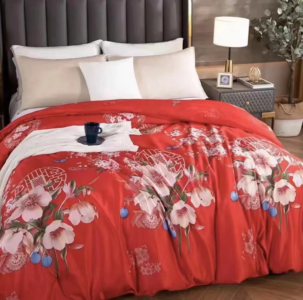 豆豆暖绒被（红）【晓伟专属】