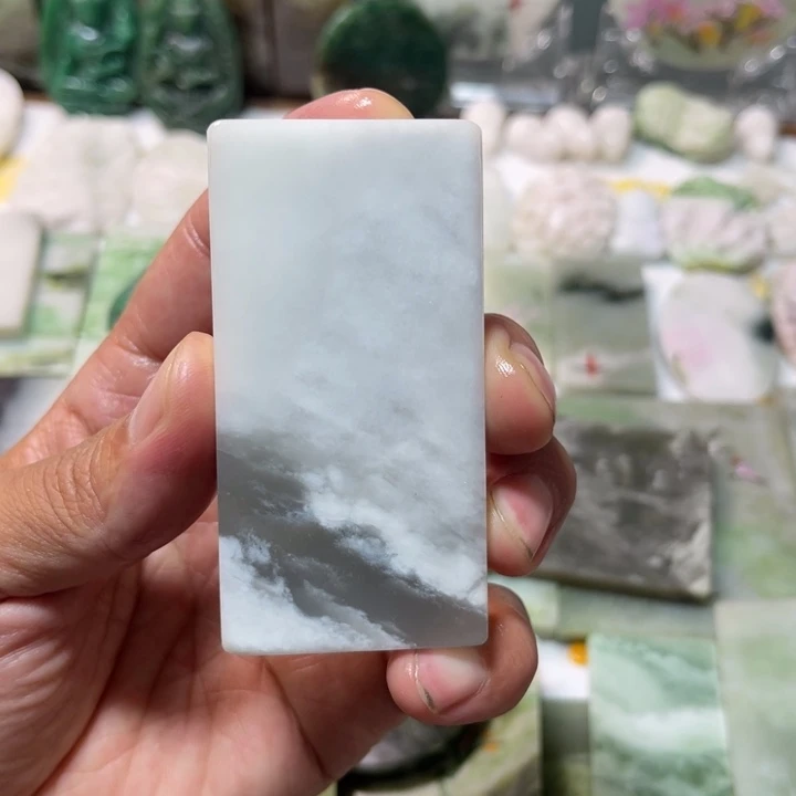 和田玉天然意境牌
