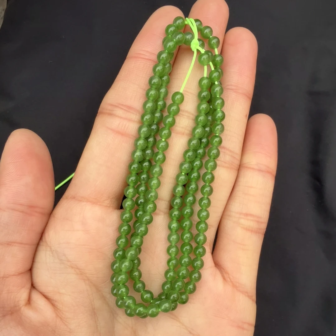 和田玉碧玉卡4项链