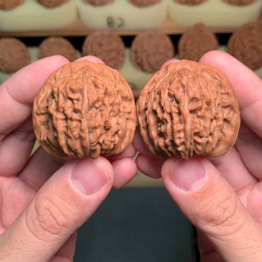 文玩核桃吊坠41平谷四座楼全品