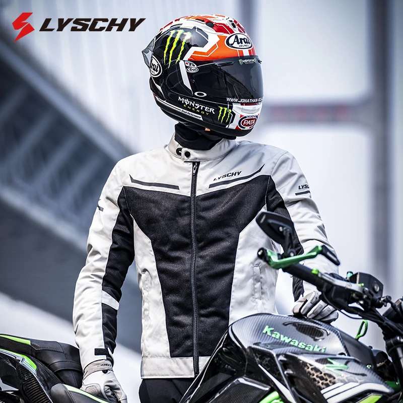 LYSCHY/雷翅摩托车骑行服夏季网眼男女防摔透气机车赛车骑行服