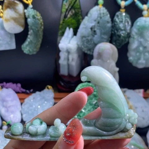 【闪购商品】颈饰未镶嵌翡翠悟道