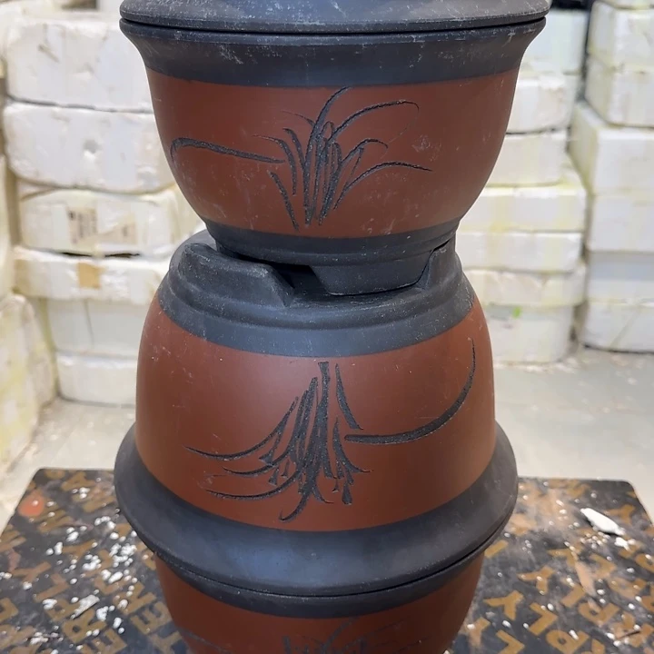 紫砂花盆口径18.12.14.10口径