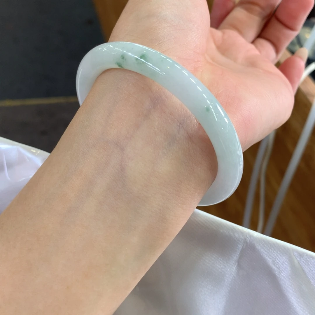 翡翠未镶嵌手镯天然Ａ货翡翠55/56