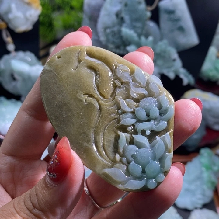 【闪购商品】颈饰未镶嵌翡翠何花