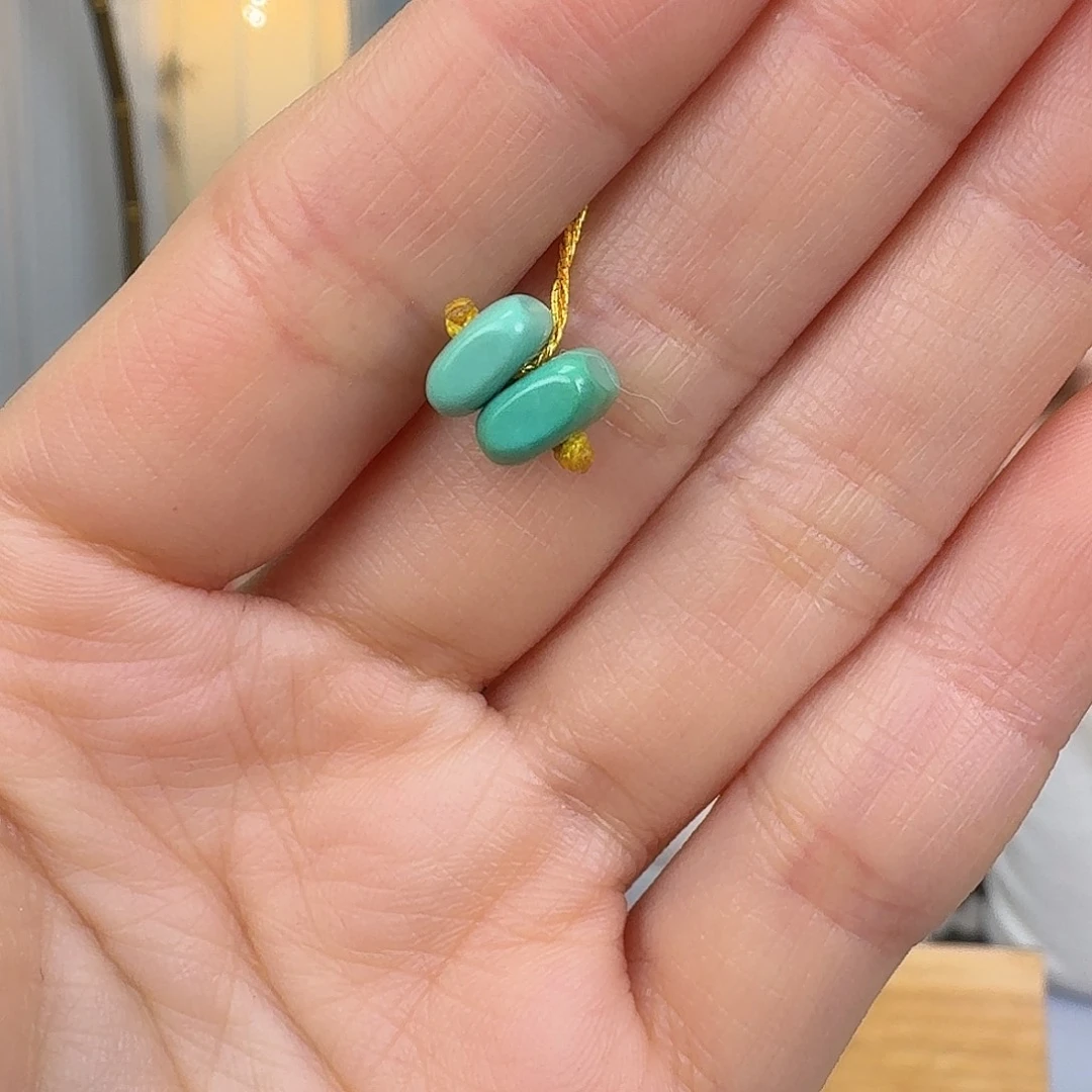 绿松石未镶嵌挂件