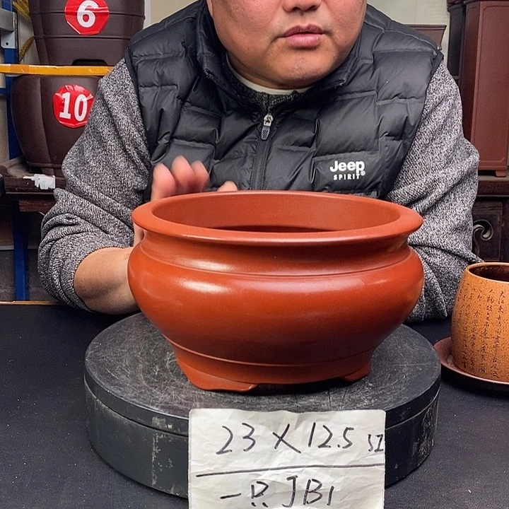 紫砂花盆货号一只JB1