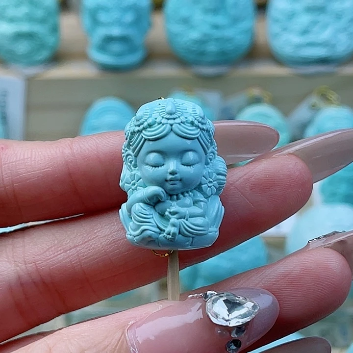 未镶嵌绿松石珠宝奇石