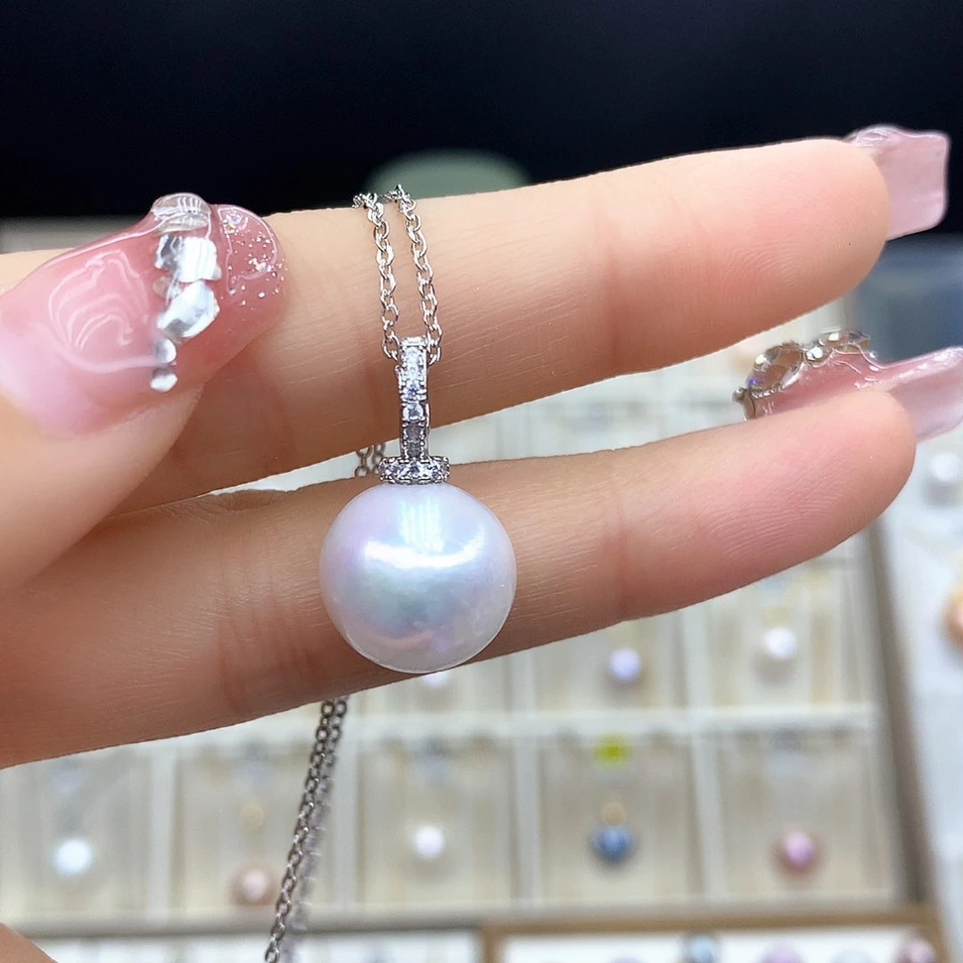 淡水珍珠颈饰合金