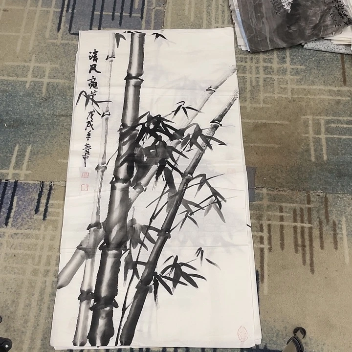 国画三尺作品花鸟11111