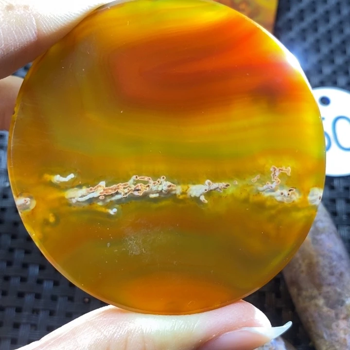 未镶嵌颈饰玛瑙/玉髓灿*