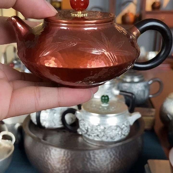 纯手工制作一铜壶制作