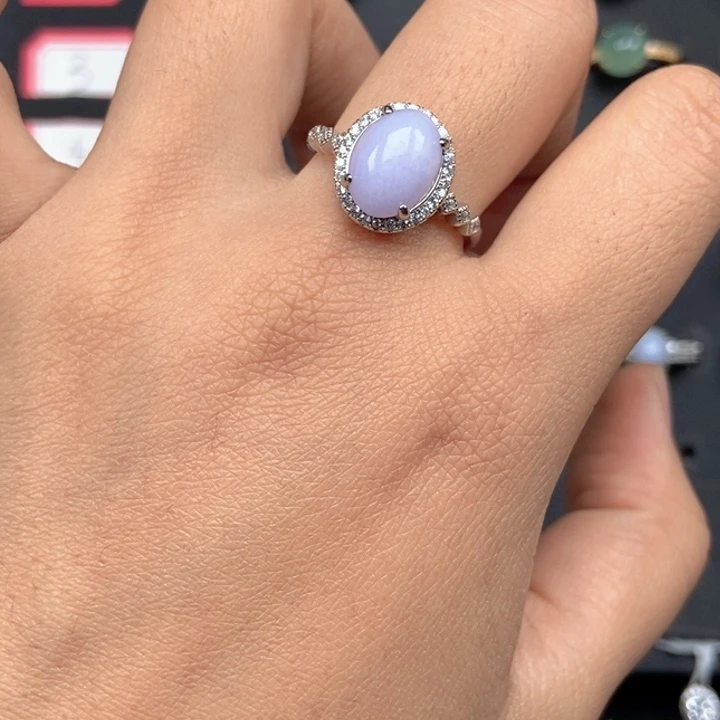 翡翠未镶嵌戒指戒指