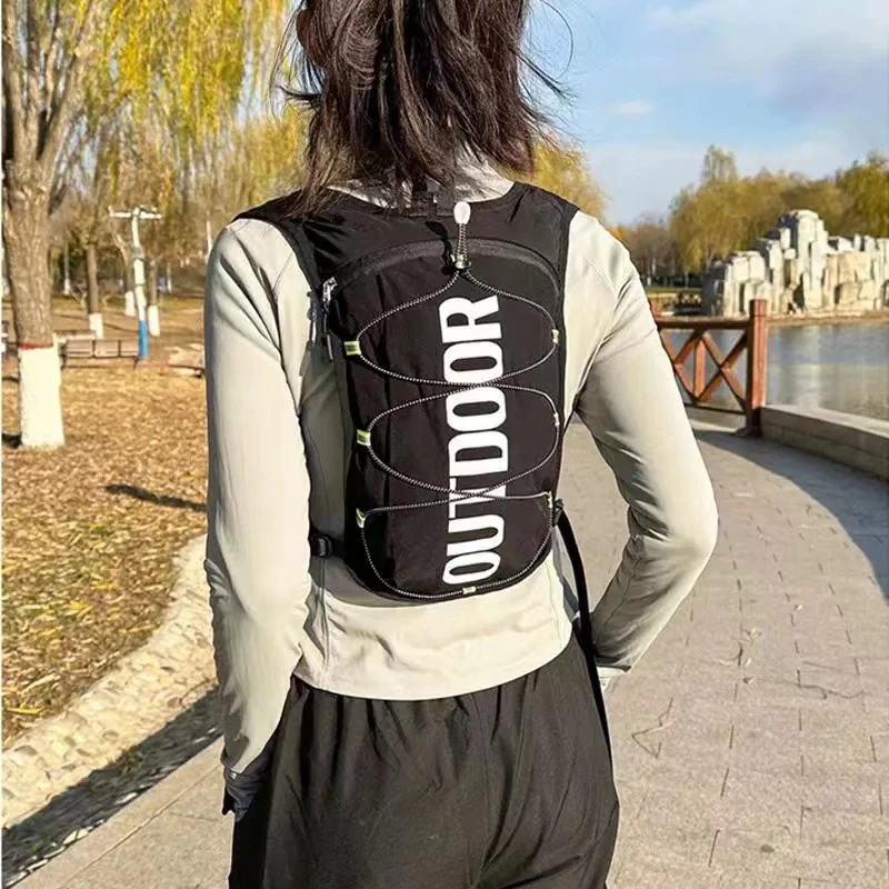 8802 骑行徒步长跑收纳包迷你马甲通勤健身双肩小背包