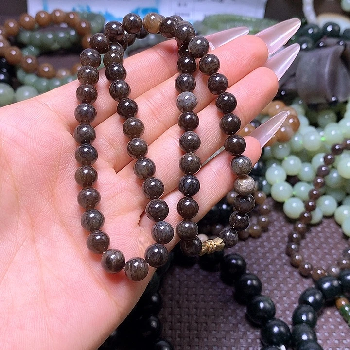 未镶嵌手串和田玉卡8