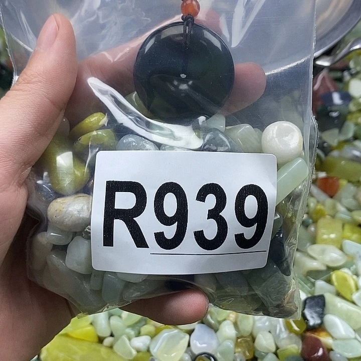 未镶嵌岫玉鱼缸石