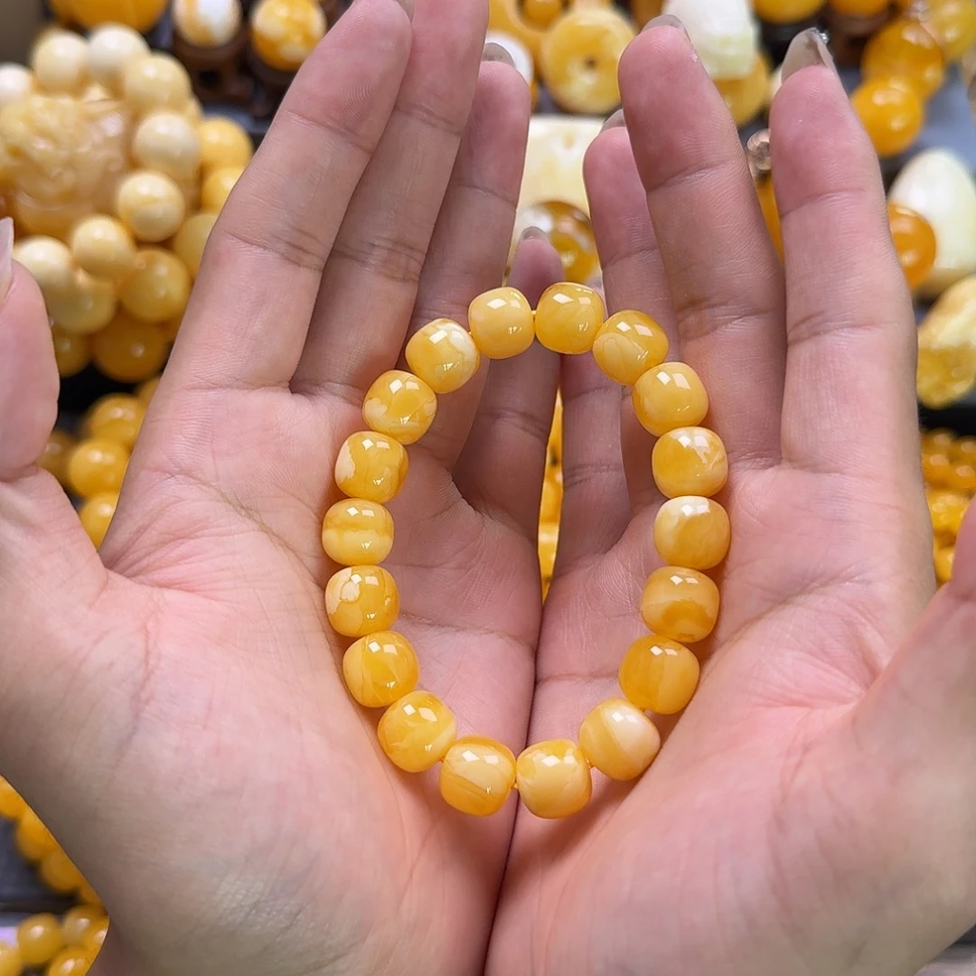 未镶嵌蜜蜡珠宝奇石同料12mm