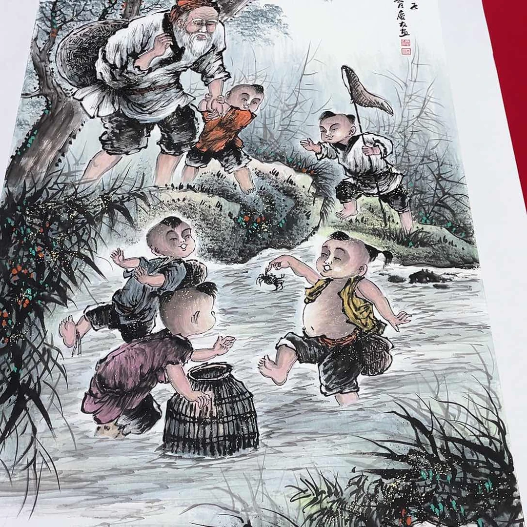 国画李庆友老師精品作品