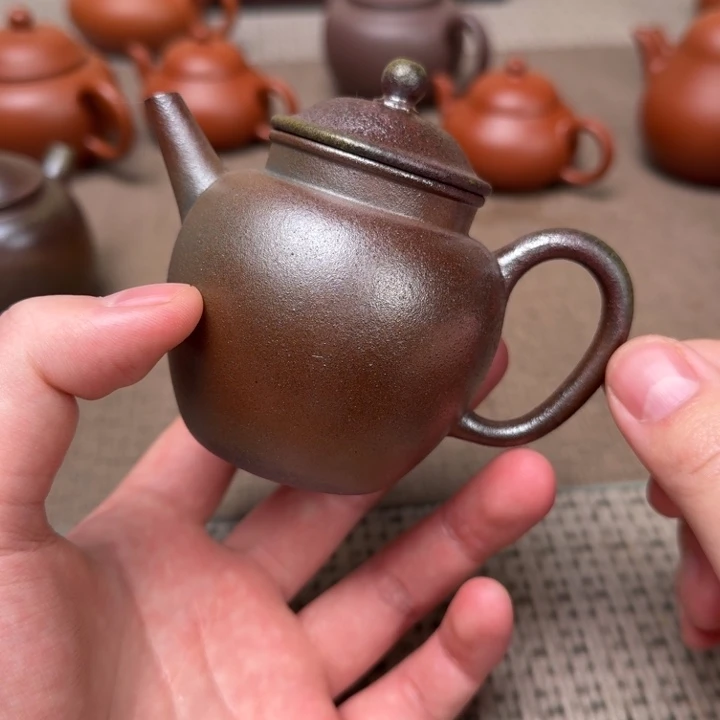紫砂茶壶小品紫砂壶柴烧130cc