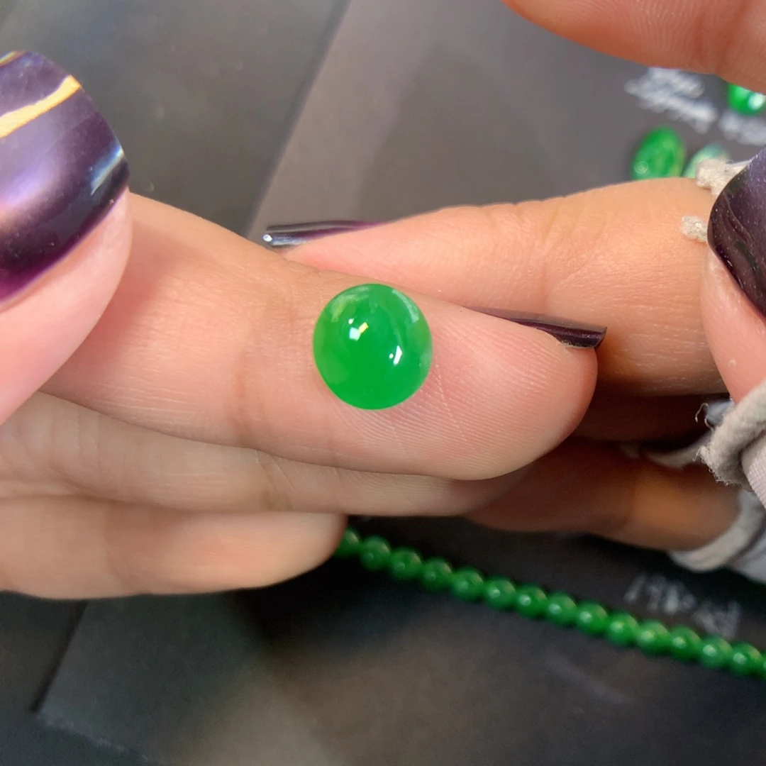 翡翠散珠翡翠8.19-7.8-4.3