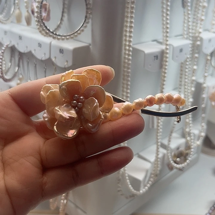 未镶嵌发簪淡水珍珠