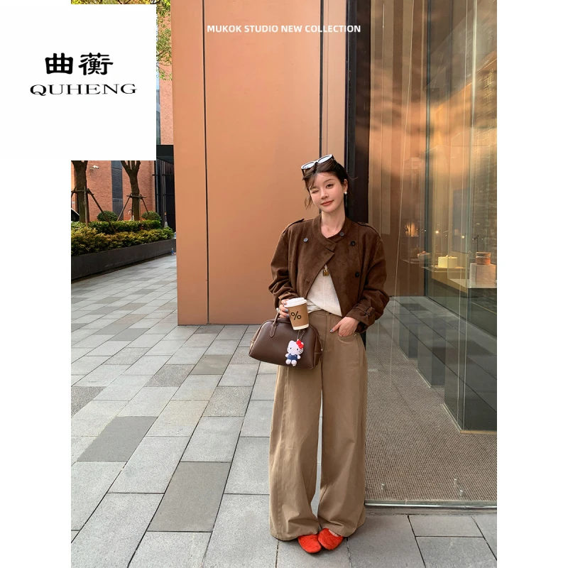 女款洋气春秋新款爆款小香风曲蘅秋季短款复古百搭慵懒感外套1